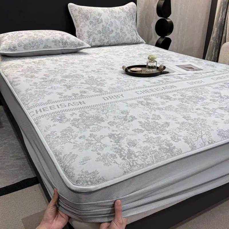 เสื่อเย็นผ้าปูที่นอน Tianbing Silk Mat เครื่องปรับอากาศล้างทําความสะอาดได้ Soft Mat Class a Maother 