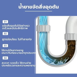 [1 แถม 2 ]ผงล้างไขมันอุดตัน เกล็ดผงล้างท่อตัน แก้ปัญหาท่ออุดตัน ผงสลายท่อตัน ดับกลิ่นท่อ ล้าง กำจัด ขจัด