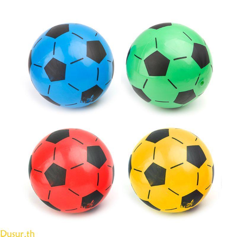 Dusur Kids Mini PVC Training Football Playground Balls ของเล่นสําหรับกิจกรรมกลางแจ้ง 20 ซม.