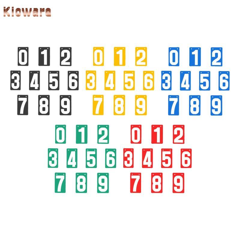 [Kloware] Table Score Flipper Numbers 0-9 Manual Score Keeper Cards for Team Sports Basketball Basem