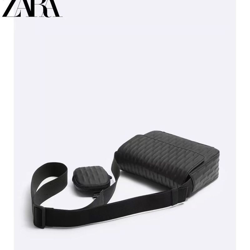新款男包 ZARA HOME 通勤单肩包 �马路士复古时尚百搭