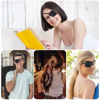 NNL ผู้ใหญ่และเด็ก Monocular Eye Mask Monocular Cover Light Blocking Amblyopia Correction 3D Stereoscopic Strabismus Correction Eye Mask