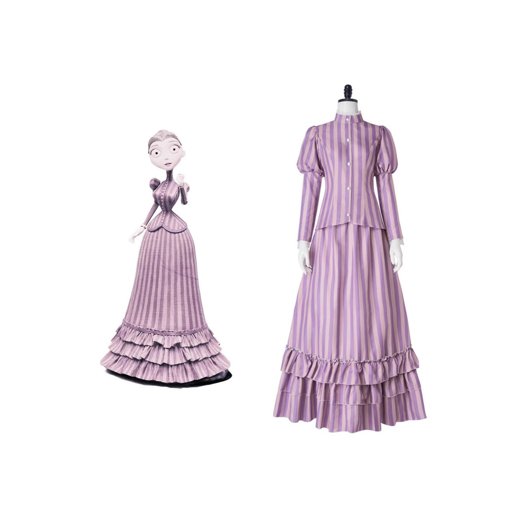 Masquerade Zombie Bride Cosplay Costume Victorian Dress Women's Cosplay Outfit