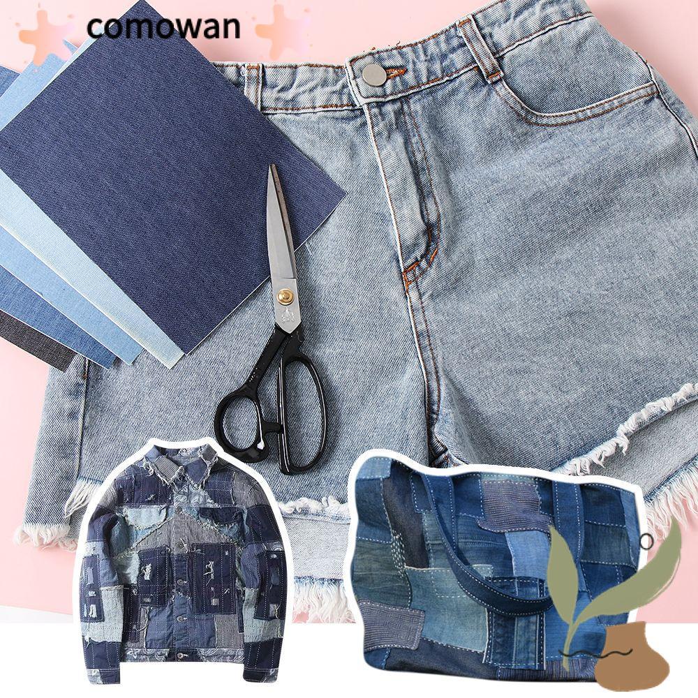 COMMWAN Jean Patch Art เย็บอุปกรณ์เสริม Denim ตกแต่ง Self-กาวเหล็กบน Patch