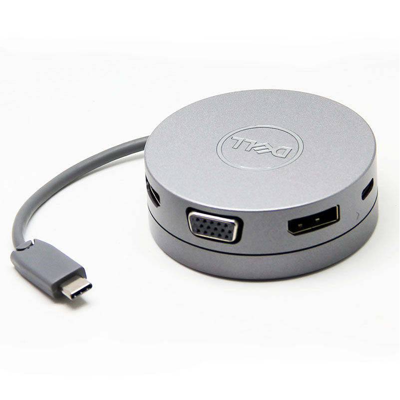 Dell DA310 สถานีเชื่อมต่อแบบพกพา 10Ggen2 4K 60hz PD แหล่งจ่ายไฟการ์ดเครือข่าย Gigabit USB-C
