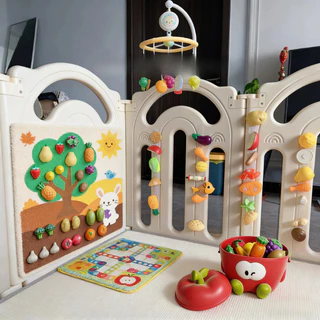 ของเล่นเสริมพัฒนาการ ของเล่นเด็ก DIY ผลไม้ตัดเกมสนุก ฝึกพัฒนาการ ปลอดภัย สำหรับเด็ก 1-4 ขวบ