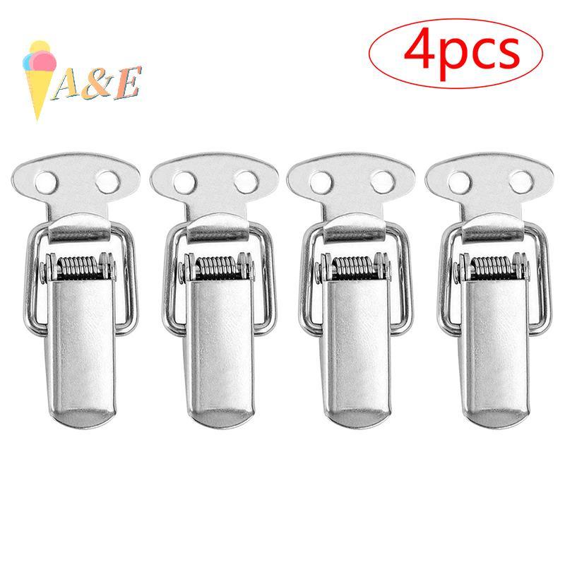 [QIMO] 4 ชิ้น Vintage Du-ปาก Bule Mini Lo หน้าอกกล่องของขวัญกระเป๋าเดินทาง Bules Toggle Hasp Latch Catch Clamp สแตนเลส