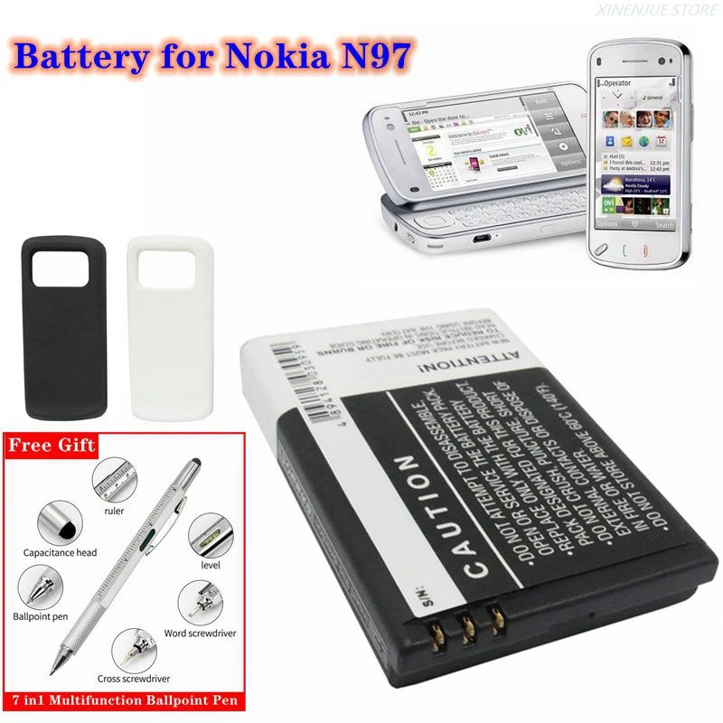CS แบตเตอรี่ 3.7V/3000mAh BP-4L สําหรับ Nokia N97