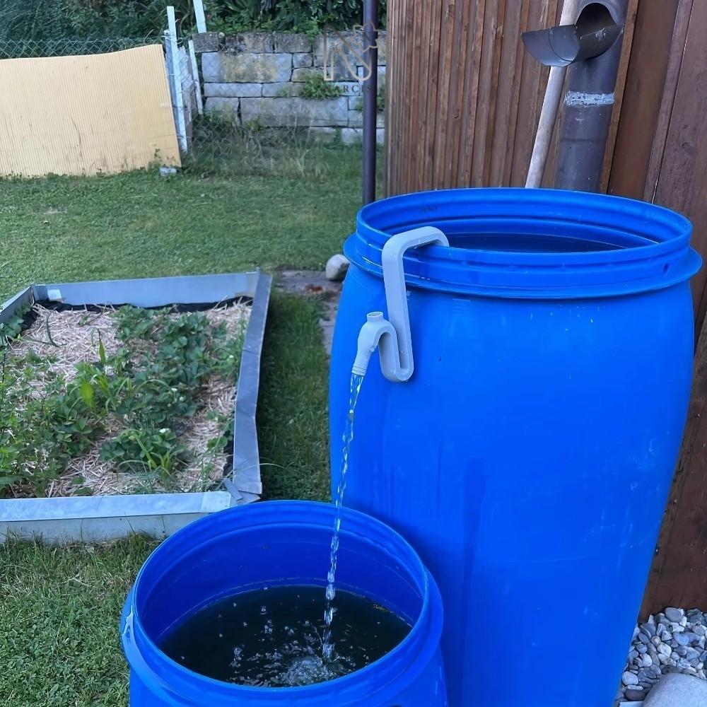 ท่อโอนน้ําฝน NARCIS, ติดตั้งง่าย Siphon กลไกท่อน้ําล้น, ระบบระบายน้ํา Self-priming Design PP ชุดเติมน้ํา Liquid Transfer