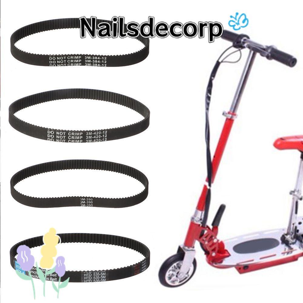 NAILS Transmission Belt สีดํา 5M-535-15 384 12 Drive Stripe Rubber