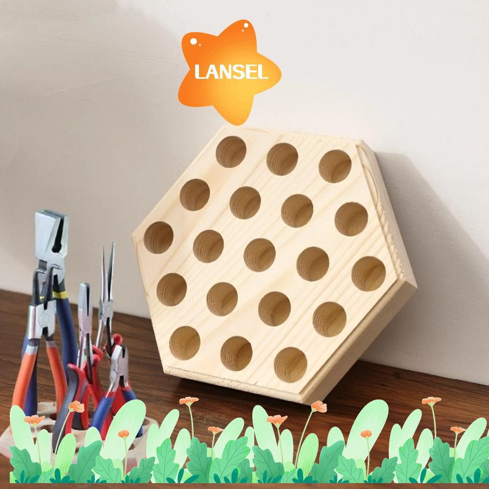 LANSEL ชั้นวางไขควง, หนา 19 หลุม Plier Organizer Rack, ไม้หกเหลี่ยม Plier Racks ผู้ถือ Plier