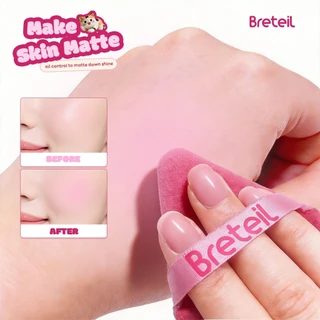 Breteil พัฟแป้งรูปสามเหลี่ยม - นุ่มสบาย เหมาะสำหรับแป้งฝุ่นและแป้งอัดแข็ง BR-P52