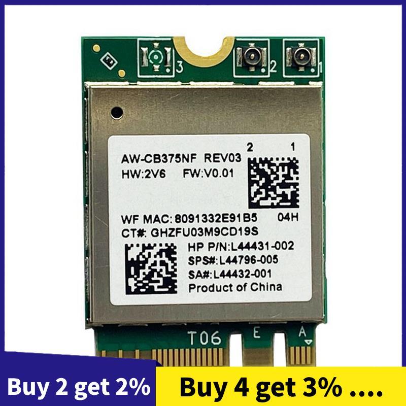 RTL8822CE 2.4G/5G Dual-Band Gigabit การ์ดเครือข่ายไร้สายในตัวบลูทูธ 5.1 NGFF M.2 การ์ด WiFi สําหรับแ
