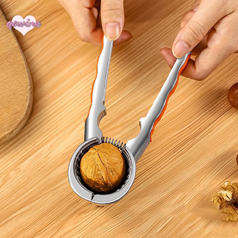 [qowine] สังกะสีอัลลอยด์ Nutcraer Sheller อัลมอนด์วอลนัท Pecan เฮเซลนัท Filbert Nut Kitchen Nut Sheller คลิปเครื่องมือ Clamp Plier Craper TH