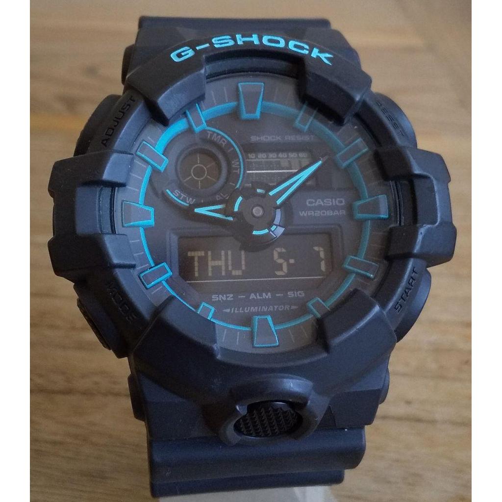 นาฬิกาข้อมือ CASIO G-SHOCK GA-700SE ของแท้จากญี่ปุ่น ดีไซน์เท่ แข็งแรง ทนต่อแรงกระแทก เหมาะสำหรับไลฟ