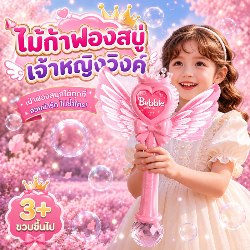 COD ของเล่นเป่าฟองสบู่เด็ก ปืนเป่าฟองอัตโนมัติ มีไฟเสียง ฟองเยอะ ของเล่นเด็กผู้หญิง ของขวัญเด็ก