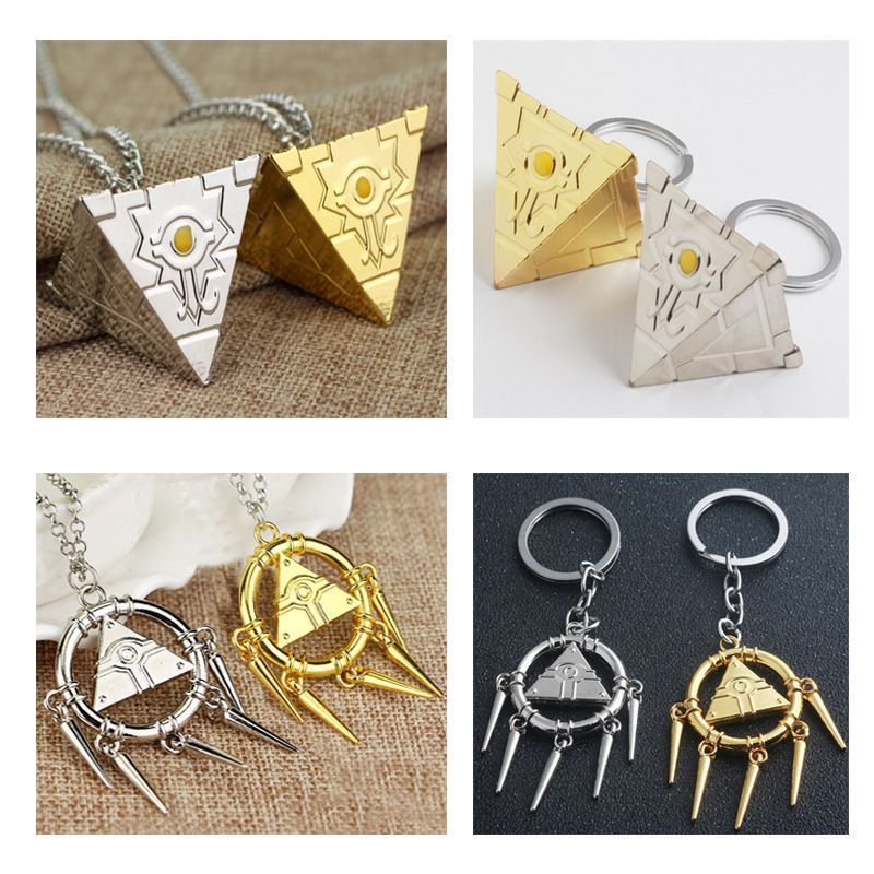 Yu-Gi-Oh Millennium Wisdom Wheel Necklace Seven Millennium Handy Tool พวงกุญแจจี้สร้อยคอจี้เครื่องปร