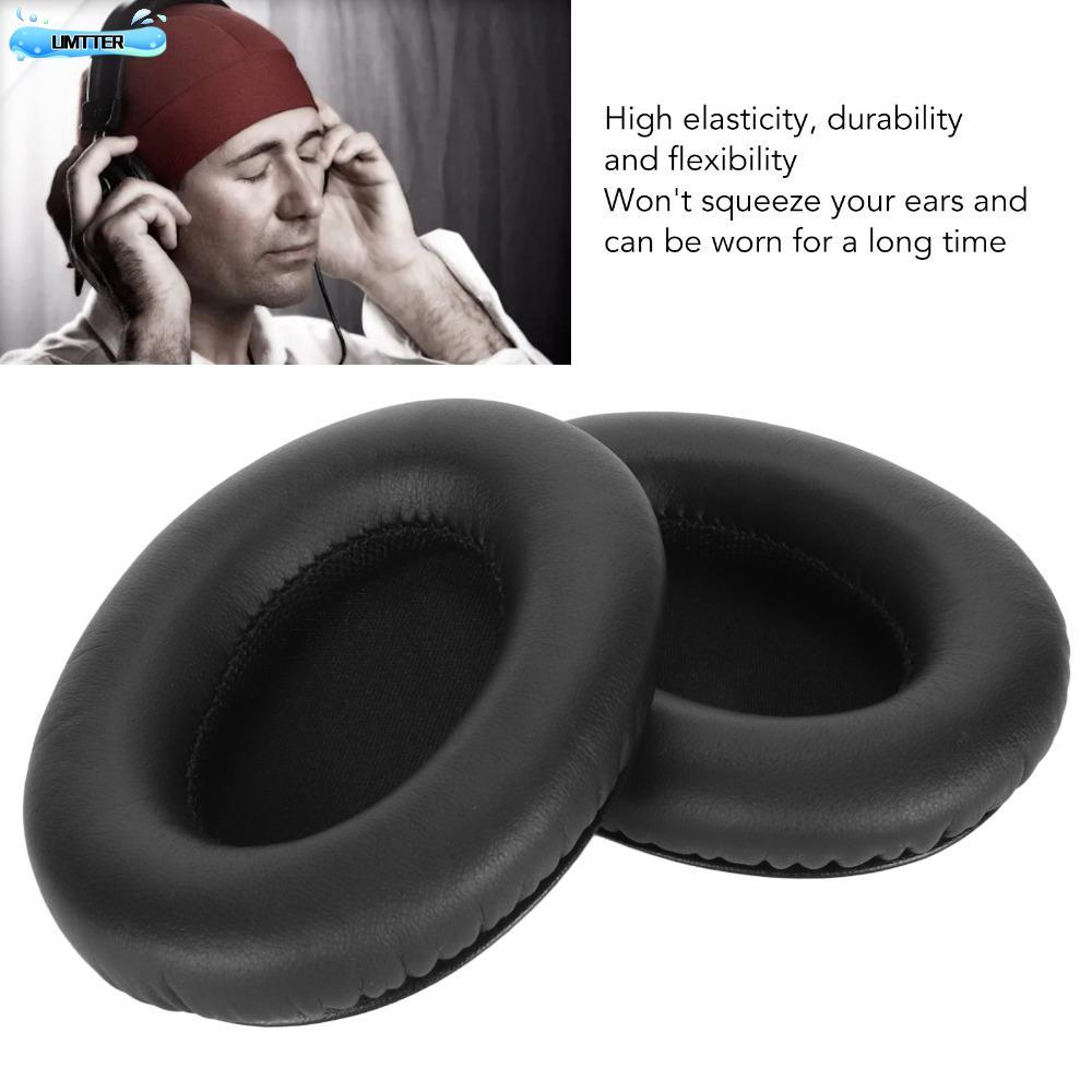 UMTTER 2PCS เปลี่ยนแผ่นรองหูฟัง, Professional Soft Protein หนังหูฟังแผ่นรองหูฟัง, Enhanced Bass ความ