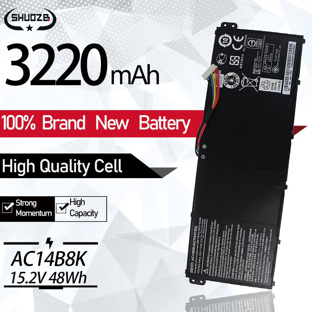 AC14B8K Battery For Acer E3-111 E3-721 E5-771 ES1-311 ES1-711 R7-371T V3-111 C810 C910 CB3-571 CB3-1