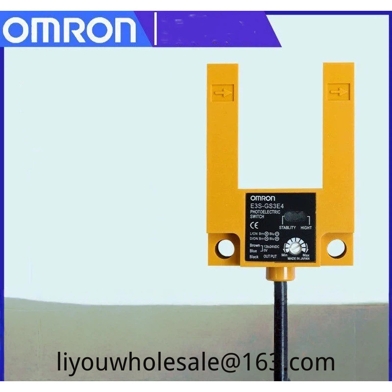 สวิตช์โฟโตอิเล็กทริคประเภทสล็อต Omron E3S-GS3E4 GS3B4 GS30E4/B4 GS50E4/B4 เซ็นเซอร์
