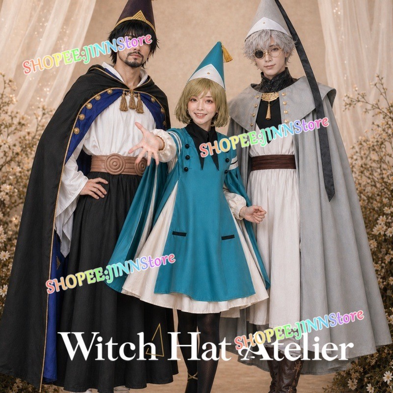 -JINN-WITCH หมวก ATELIER คอสเพลย์เครื่องแต่งกาย OLRUGGIO COCO QIFREY บทบาทเล่น Carnival Party การ์ตูน Con ภาพเคลื่อนไหว Coser เครื่องแต่งกาย