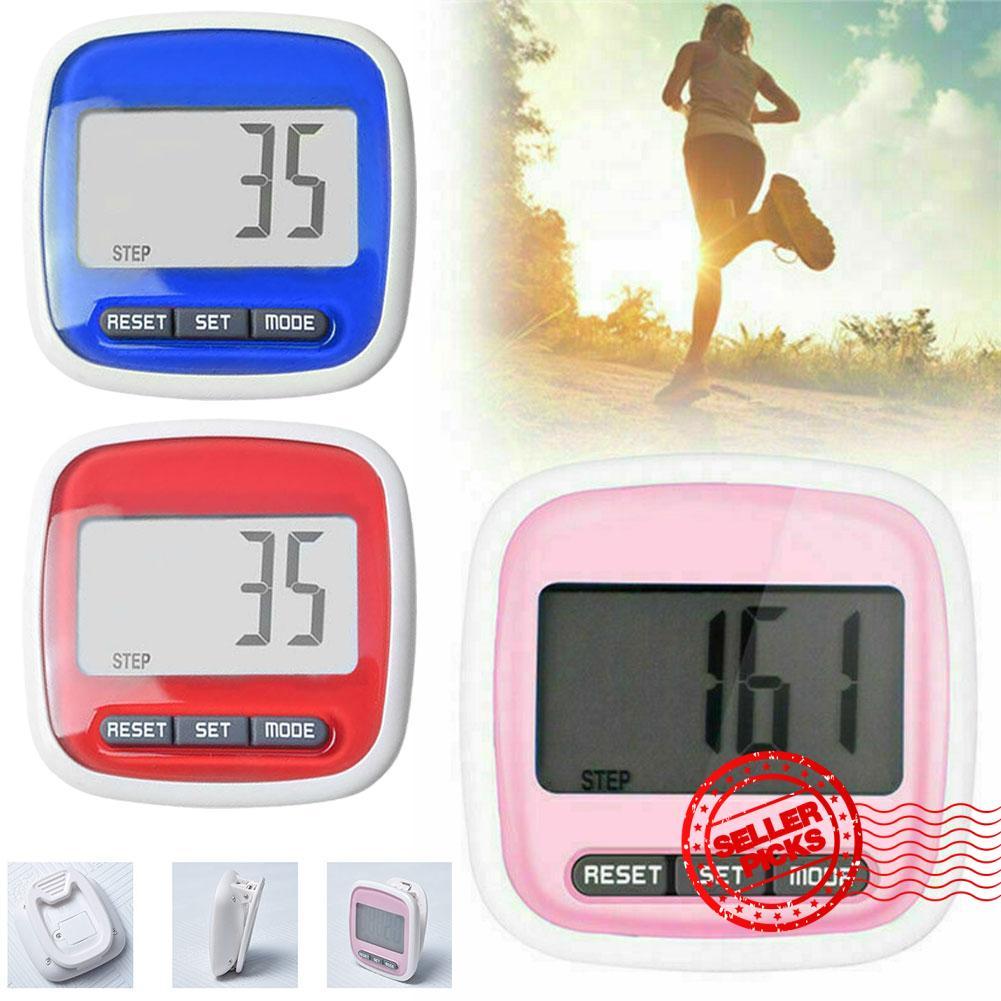 เครื่องนับก้าว 3D ที่แม่นยํา Mini-Sized Pedometer สําหรับเดินหรือวิ่งกิจกรรมเดินป่ากลางแจ้ง A9T9