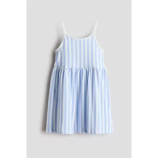 H&M(เอชแอนด์เอ็ม) เดรสผ้าฝ้ายสายเดี่ยว เด็กผู้หญิง 1318572_2