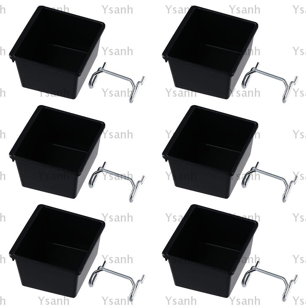 YSANH ตะขอ Pegboard, ถัง Pegboard PP, กล่อง Pegboard