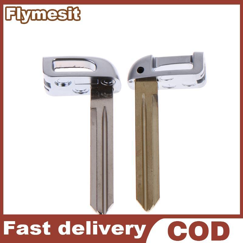 Flymesit เปลี่ยนใบมีดกุญแจ Uncut สําหรับ Hyundai IX35 8 K2 K5 กุญแจรีโมทใช้ฉุกเฉินและติดตั้งง่าย EN