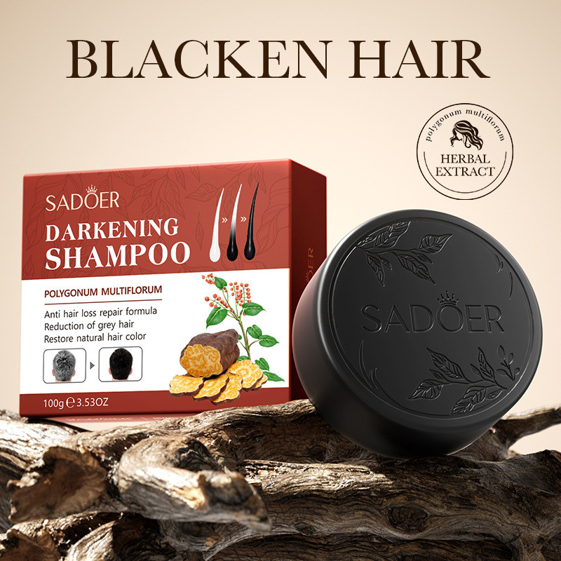 สบู่ Hair Care Softening Polygonum Multiflorum Natural Repair Soap Improving Shampoo sadoer Split Fo