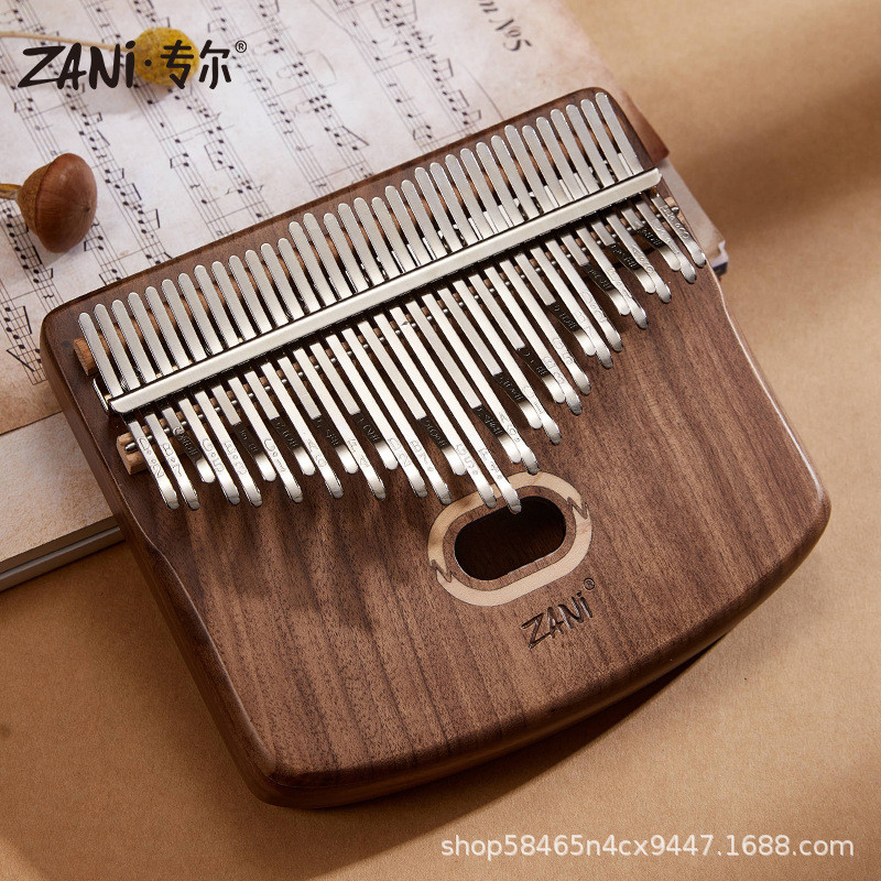 ZANI Thumb Piano Kalimba 34-Tone เปียโนนิ้วพร้อมสต็อก Kalimba เครื่องดนตรี Creative Holiday Gift