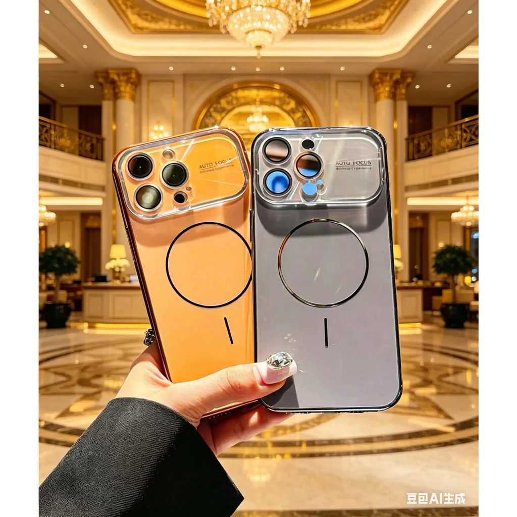 กรอบนุ่มไฟฟ้า เข้ากันได้กับ iPhone 17 Pro Max/12/13 Pro Max/14 Pro/13/15/16 Pro Max เคสโทรศัพท์หรูหราสไตล์ใหม่