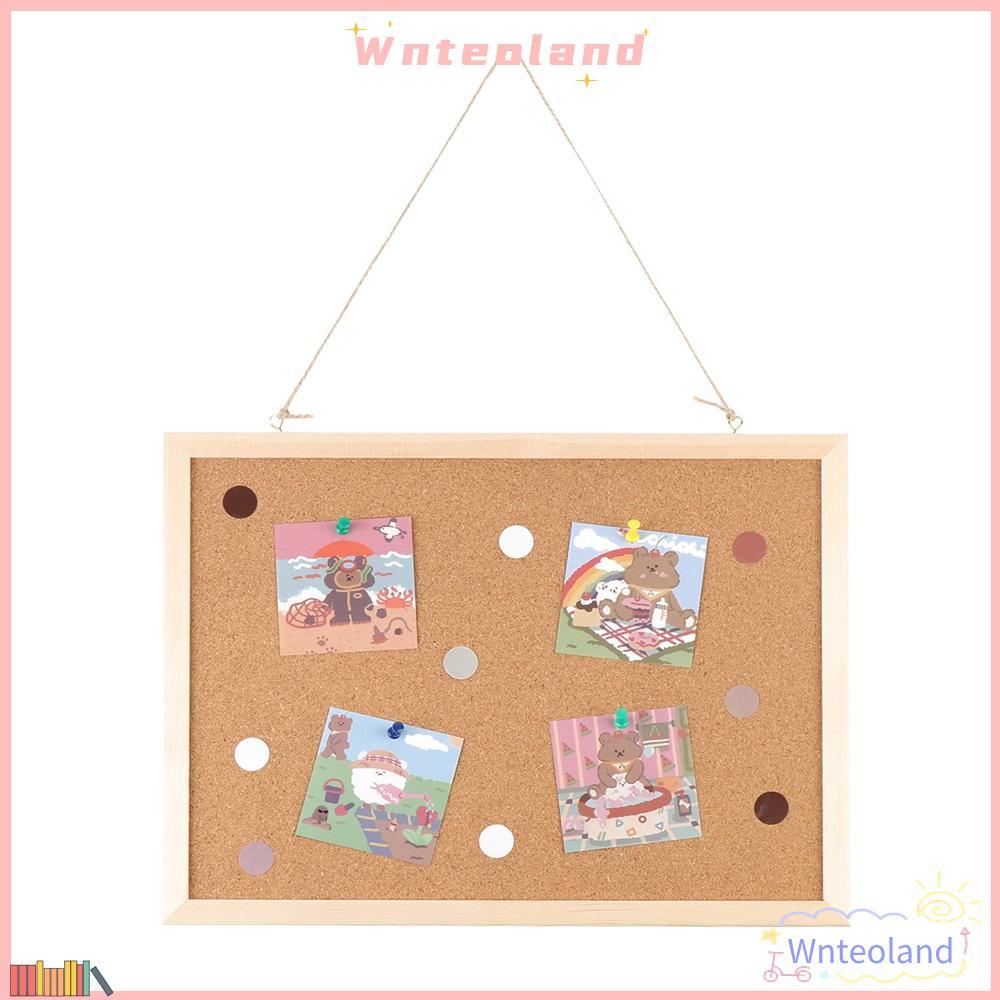 WNTEOLAND Vision Board Office School Cork Wall Decorative Corkboard