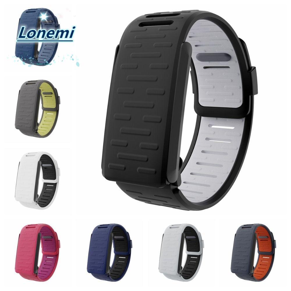 LONEMI สายคล้องคอ,ซิลิโคนระบายอากาศฟิตเนส Tracker Band, คุณภาพสูงนุ่มปรับสายรัดข้อมือกีฬาสําหรับ Whoop 4.0 สําหรับผู้หญิงผู้ชาย