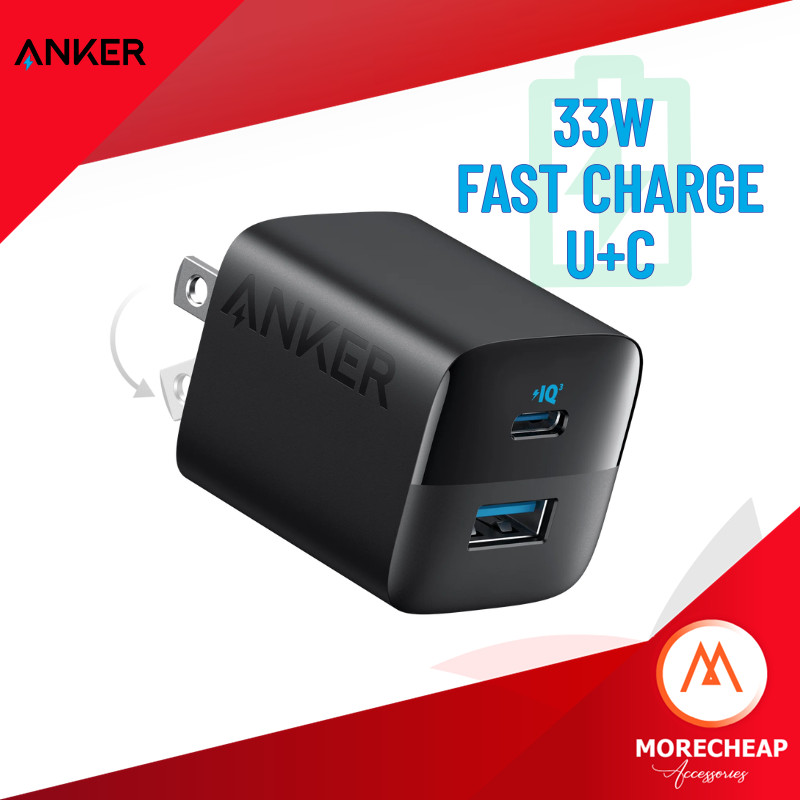 🔥ถูก/แท้🔥Anker หัวชาร์จ USB-C PD 33W PD Fast Charge