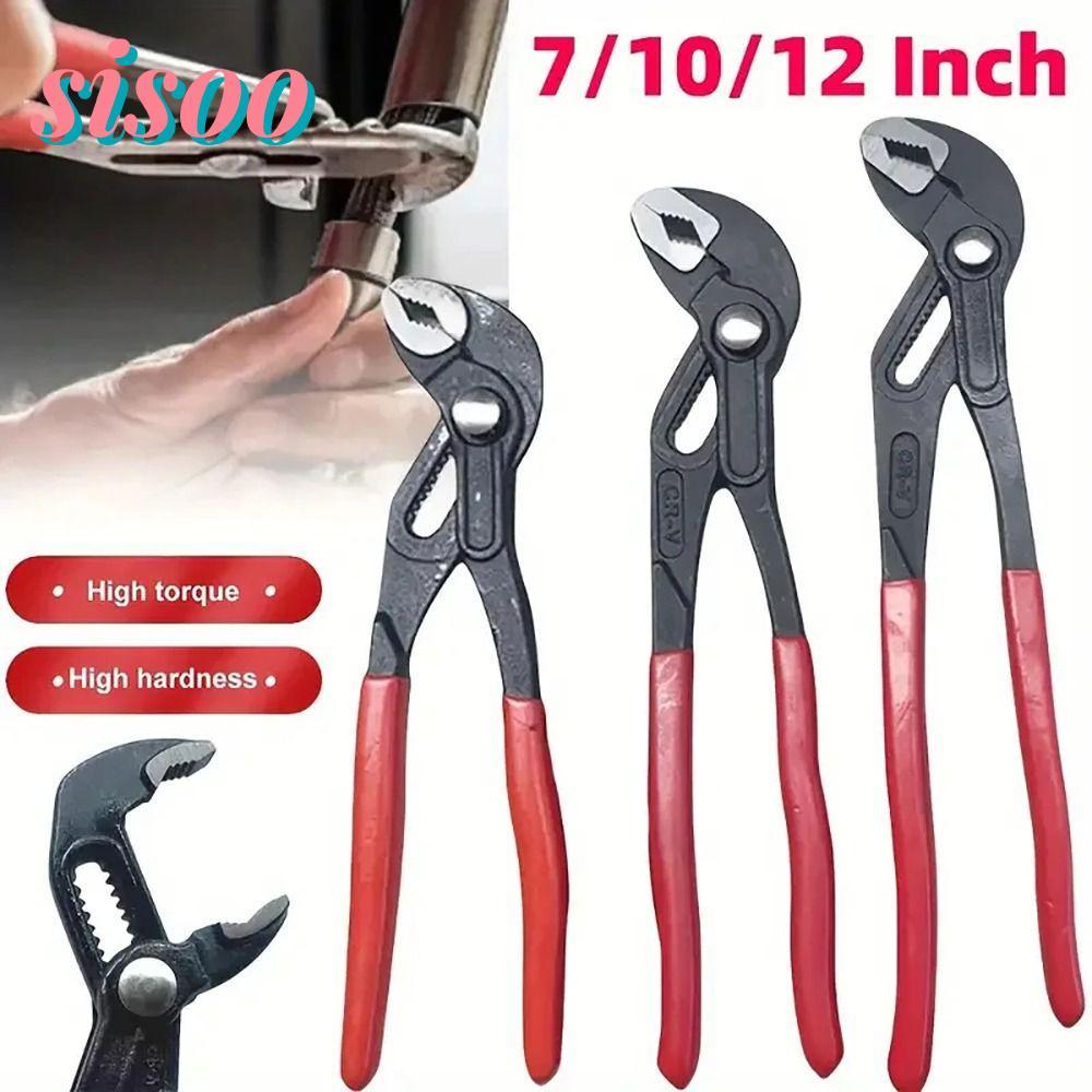SIO 1 ชิ้นท่อน้ํา Plier, Quick-Release Plumber ประปา Clamp ประแจ, 7 "/10"/12" Universal ในครัวเรือนเครื่องมือคีมปั๊มน้ํา