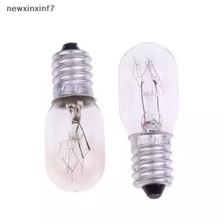 [ใหม่] 2 ชิ้น E14 15 วัตต์หลอดไฟตู้เย็นทนอุณหภูมิสูงเตาอบไมโครเวฟเปลี่ยนแสงเครื่องปิ้งขนมปัง/หลอดไฟไอน้ํา [TH]