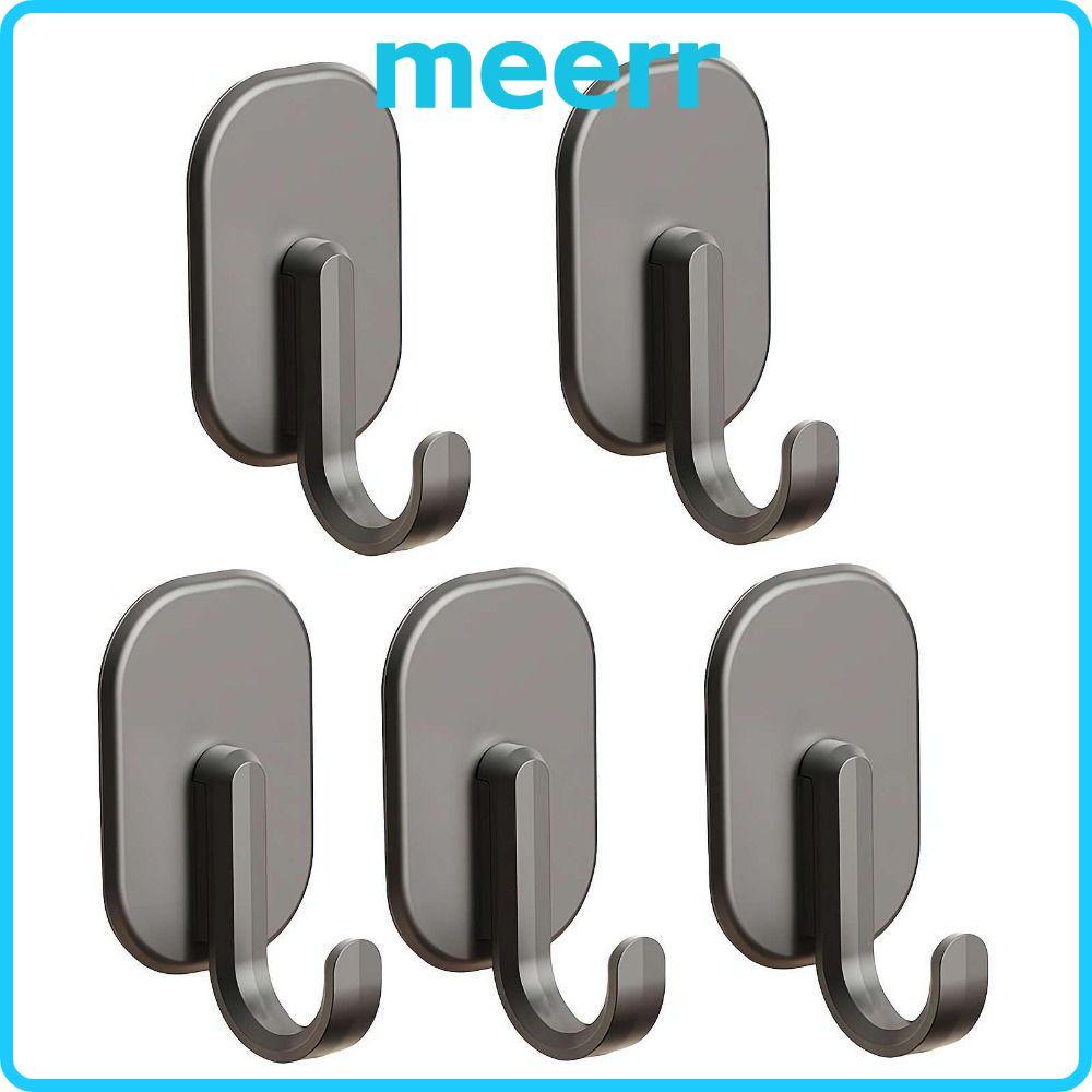 MEERR 1/2/3/4PCS ตะขอแม่เหล็ก, Strong Magnetic Heavy Duty ตะขอติดผนัง, Key Hanger Multi-Purpose Key Towel Storage Holder สําหรับตู้เย็น