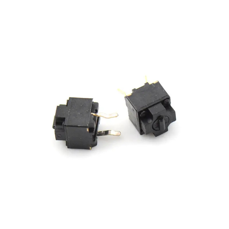 YYT 10 ชิ้นเมาส์ microswitch ปุ่มสี่เหลี่ยม EVQP0E07K Thundershark Microsoft Black Dot
