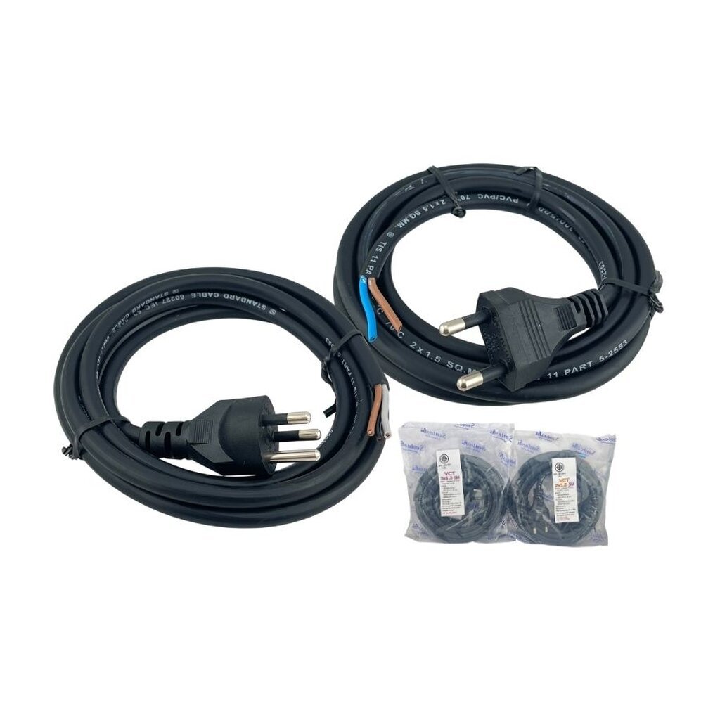 Sentoshi สายไฟหล่อปลั๊ก สายไฟ VCT ขนาด 2x1.5 / 3x1.5 | VCT หลายขนาด สินค้าคุณภาพมาตราฐาน