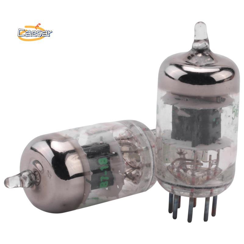 caesarA82PCS GE5654W GE5654 สูญญากาศวาล์วสูญญากาศอิเล็กทรอนิกส์หลอดอัพเกรดสําหรับ 6J1 6M1 6AK5 6J1P 