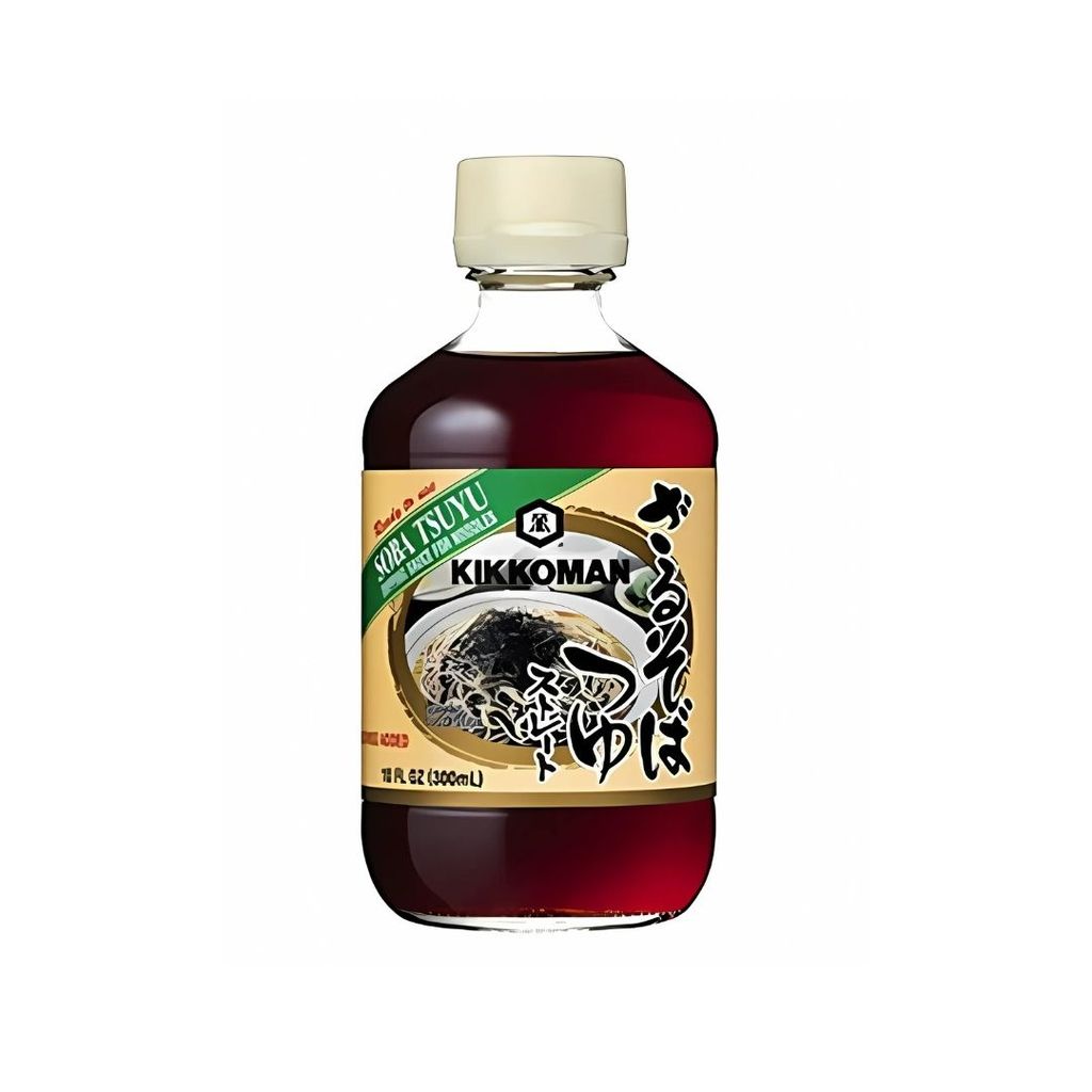 คิคโคแมน ซอสปรุงรสสำหรับจิ้มบะหมี่ (Kikkoman Soba Tsuyu Sauce 300ml.)