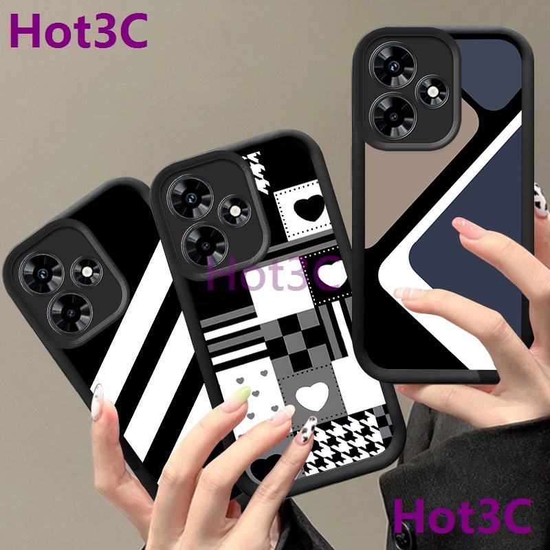 เคส For Infinix Hot 30 4G / Infinix X6831 tpu WJ เลนส์ป้องกันแฟชั่นเคสโทรศัพท์แบบนุ่ม PJCP