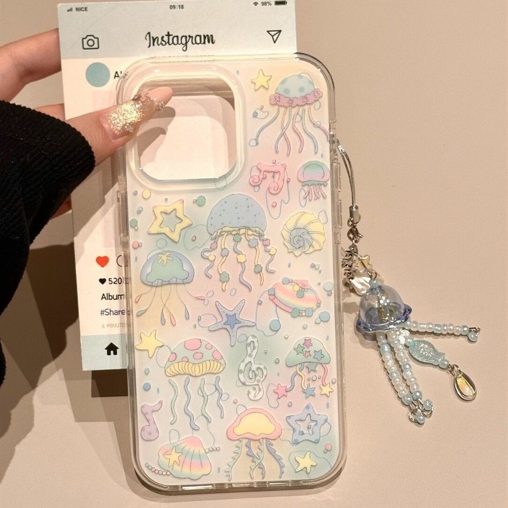 เคสโทรศัพท์ Vivo Y300 GT สีแมงกะพรุน สำหรับ Vivo Y37 และ Y36m