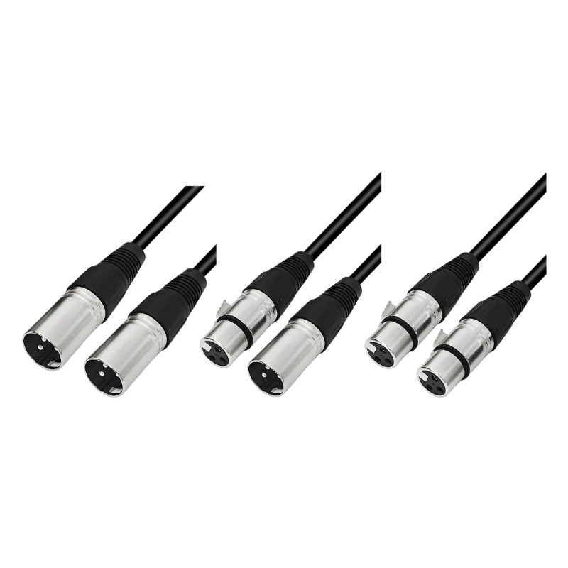COO สายไมโครโฟนสมดุล 3Pin XLR 3Pin สําหรับการบันทึกไร้เสียงรบกวน