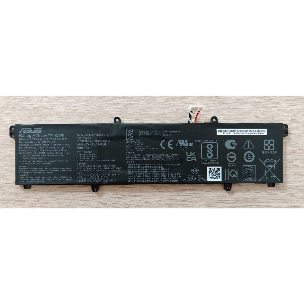 ✨ แบตเตอรี่โน๊ตบุ๊ค B31N1911 C31N1911 For Asus Vivobook 14 S413F S413IA TP470E K413EA D413D A413