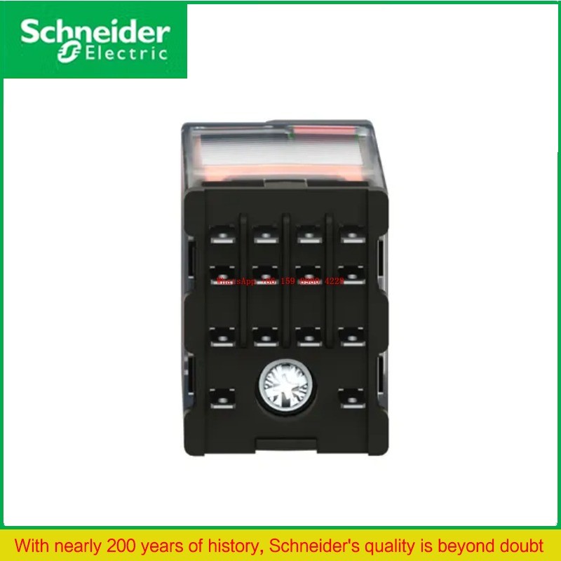 RXM4AB2P7 รีเลย์ Schneider Miniature, 4 C/O 230 V AC 6 A, พร้อม LED, รีเลย์ระดับกลางแบบปลั๊กอิน