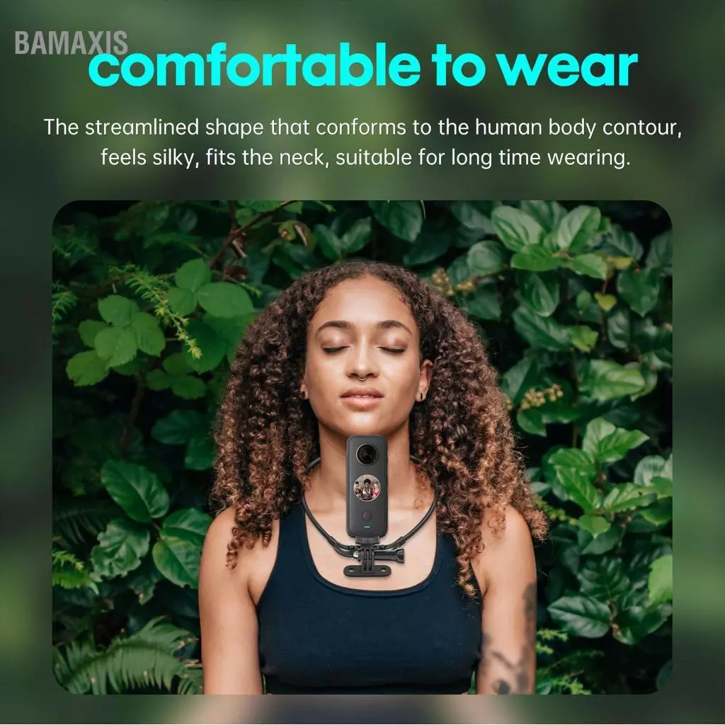 Bamaxis ที่วางคอสำหรับโทรศัพท์และกล้องแอคชั่น GoPro 12/11/10/9/8/7 Insta360 Ace Pro DJI Osmo thumbnail 5