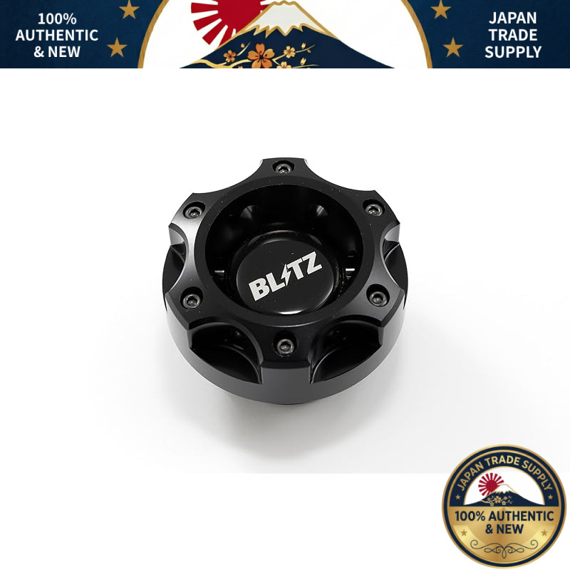 BLITZ Oil Filler Cap Aluminum BLACK for 86 ZN6 GR86 ZN8 BRZ ZC6 ZD8 14008