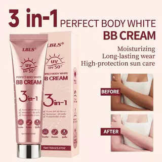 🔥ซื้อ 1แถม1🔥LBLS BB Cream บีบีครีมผิวกาย 3IN1 SPF50 PA+++ ปรับผิวใส กันน้ำ กันเหงื่อ ใช้ได้ทั้งหน้าและตัว 150ml